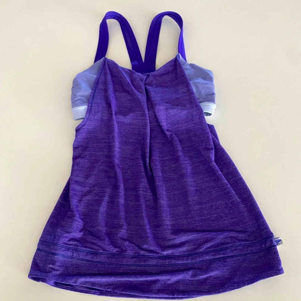 Lululemon Rest Less Tank Purple (Berry) 4